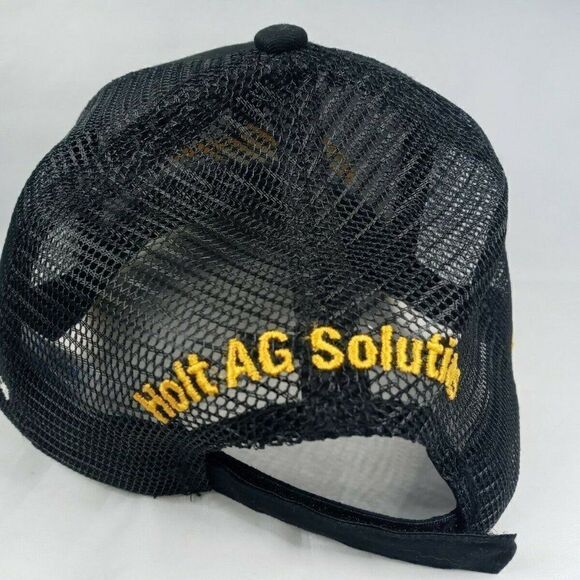 Trucker Cap Hat Industrial Challenger BLK/Yellow - Picture 6 of 12